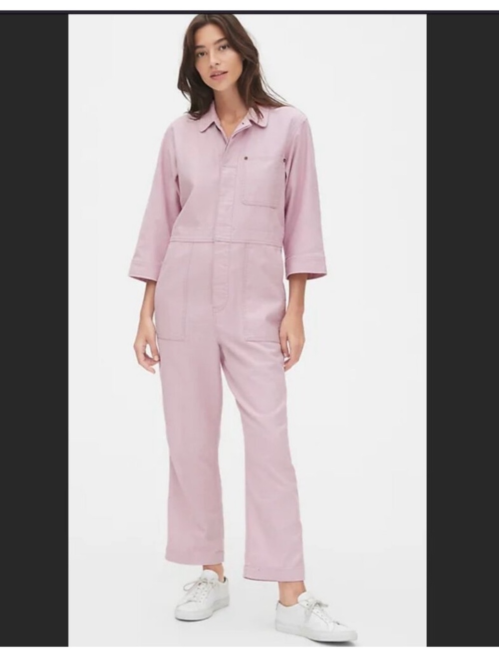 GAP Light Pink Utility Jumpsuit